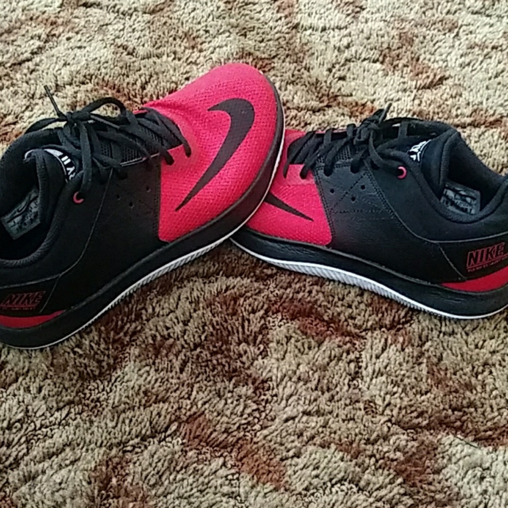 Nike Red and Black Sneaker